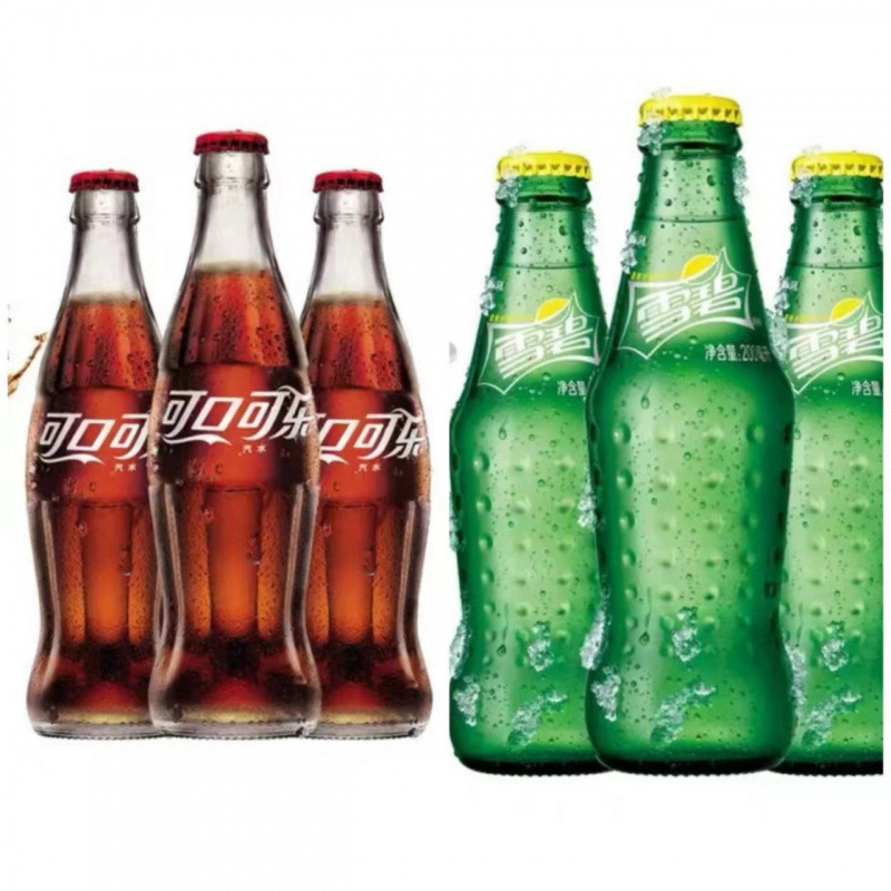 *瓶可口可乐经典怀旧玻璃瓶夏季清凉解暑碳酸汽泡饮料|undefined