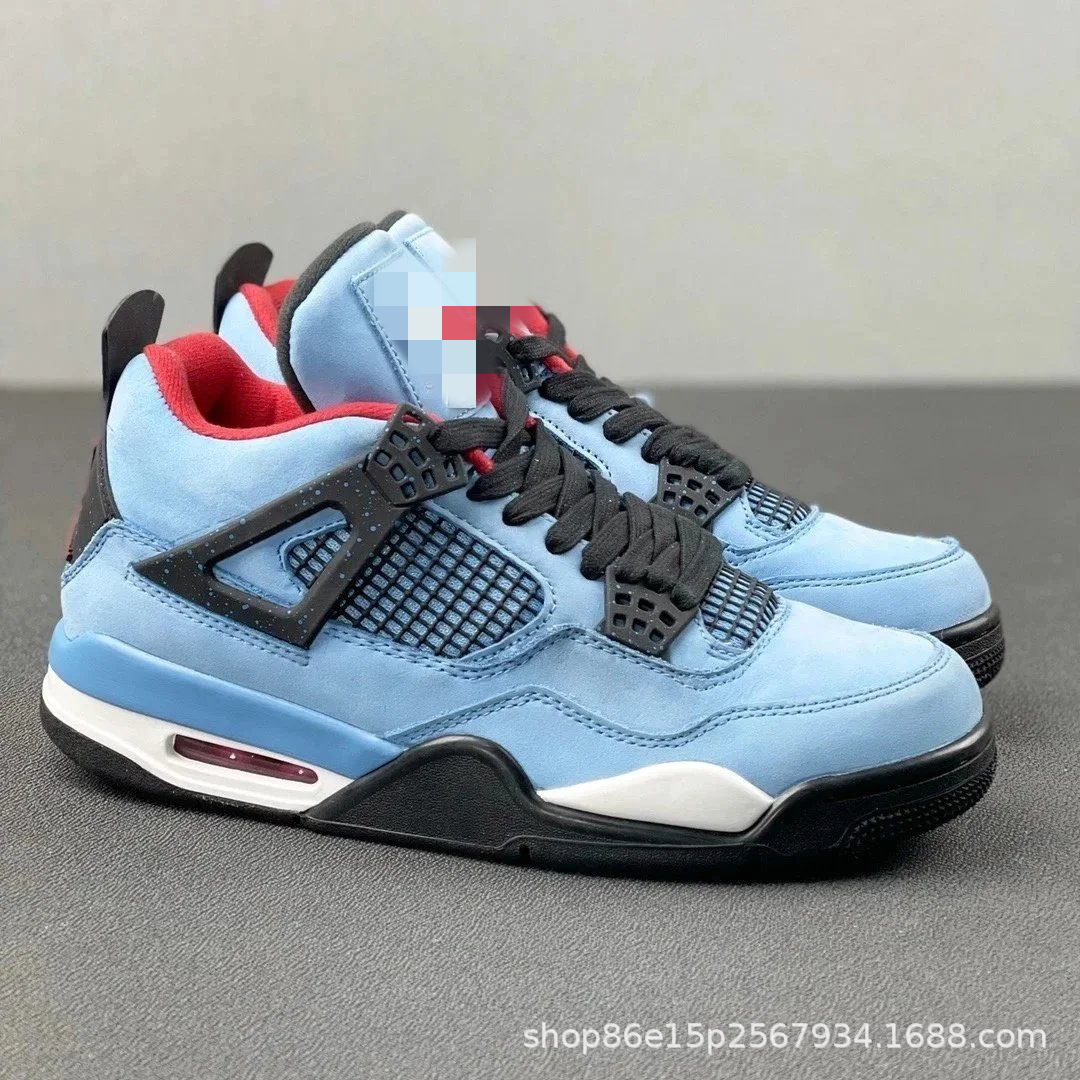 Zapatillas de Baloncesto Deportivas AJ4, Cuero y Caucho, Transpirable y Antideslizante, para Deporte y Ocio