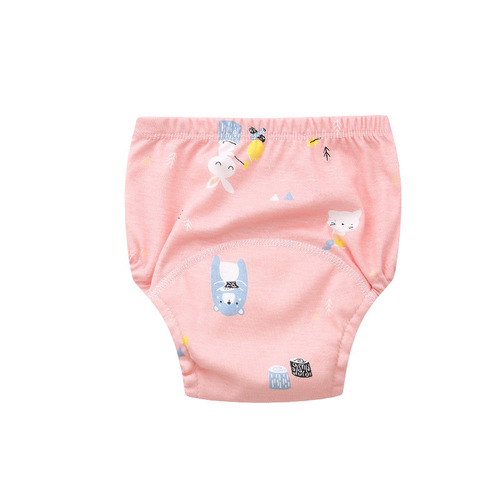 Baby training pants washable 6-layer gauze diaper pocket learning pants infant cloth diaper breathable waterproof diaper spring and summer version