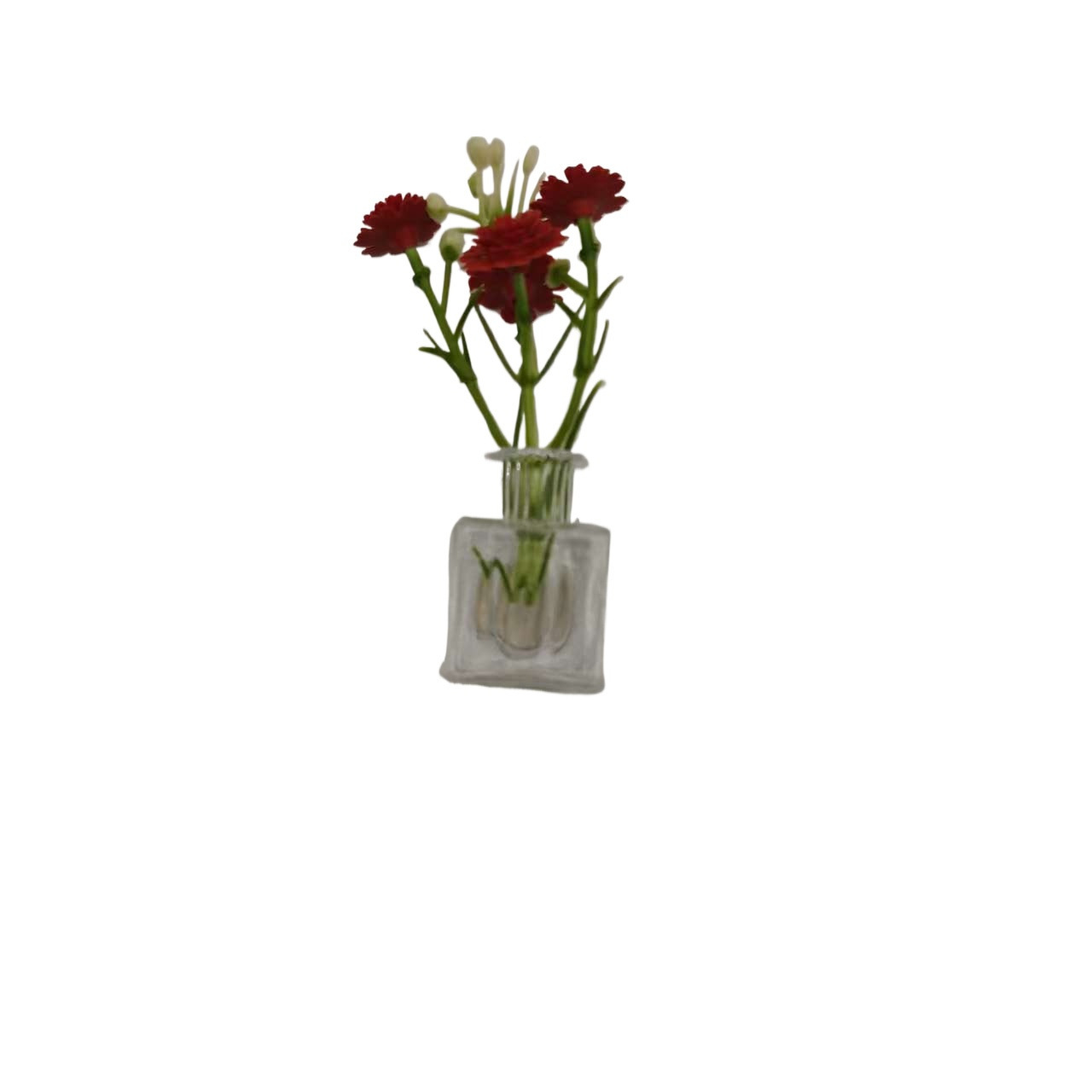 Ins mini-magnetic pequeño frasco de flores pegatinas de refrigerador DIY decoración artística botella de vidrio delicada gato debe recoger botella