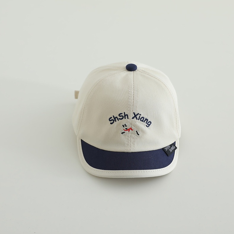 Sombreros para bebés primavera y otoño gorras de lengua de pato lindas de dibujos animados para bebés gorras corta gorras de béisbol para hombres y mujeres