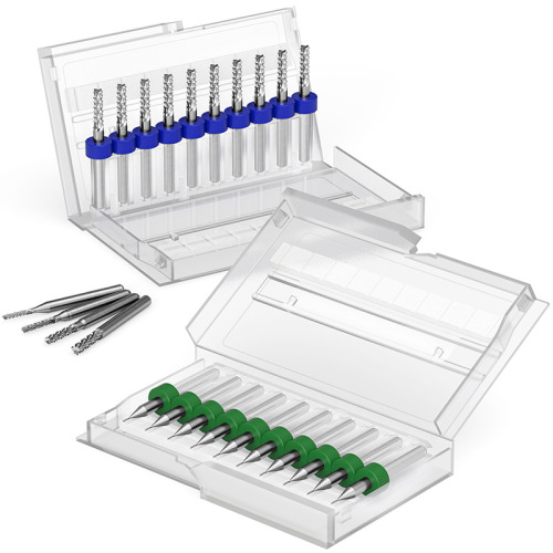 PCB corn milling cutter alloy tungsten steel milling cutter 0.5-3.175 precision engraving machine circuit board circuit board gong cutter wholesale