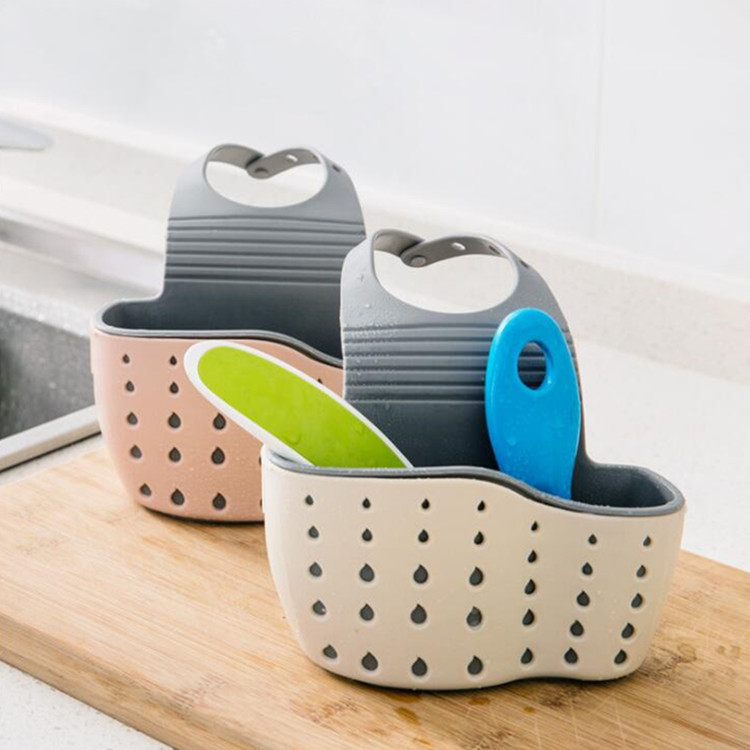 Layer adjustable sink water filter hanging bag kitchen rack faucet storage hanging basket water basket_voghion.com