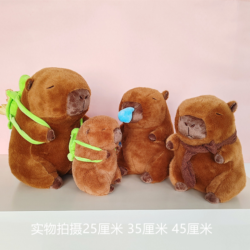 Muñeca Kapibala Muñeca Peluches Almohada Agua Conejillo de Indias Colgante Muñeca animal Kapila