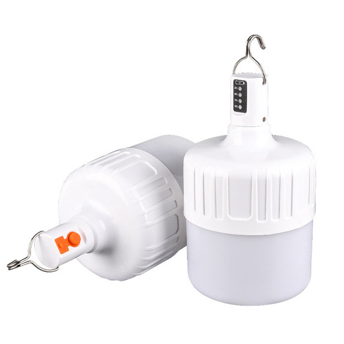 Cross-border new outdoor solar charging light bulb household bulb led power outage emergency energy-saving street stall light