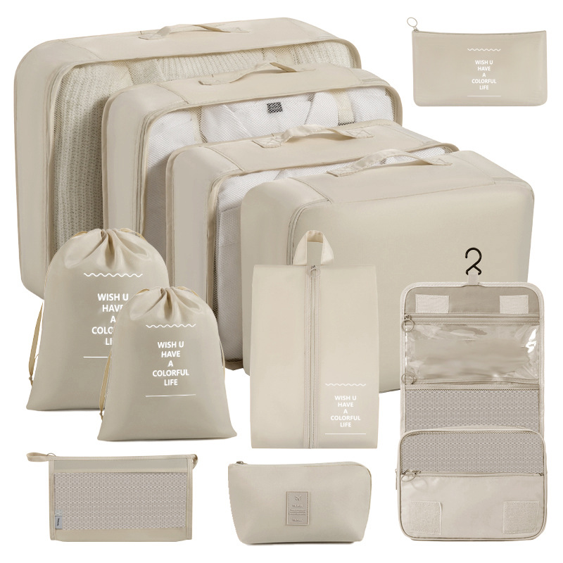 Bolsa de almacenamiento de viaje transfronterizo de ocho piezas Bolsa de almacenamiento de viaje de negocios Bolsa de almacenamiento de gran capacidad Bolsa de almacenamiento de viaje impermeable