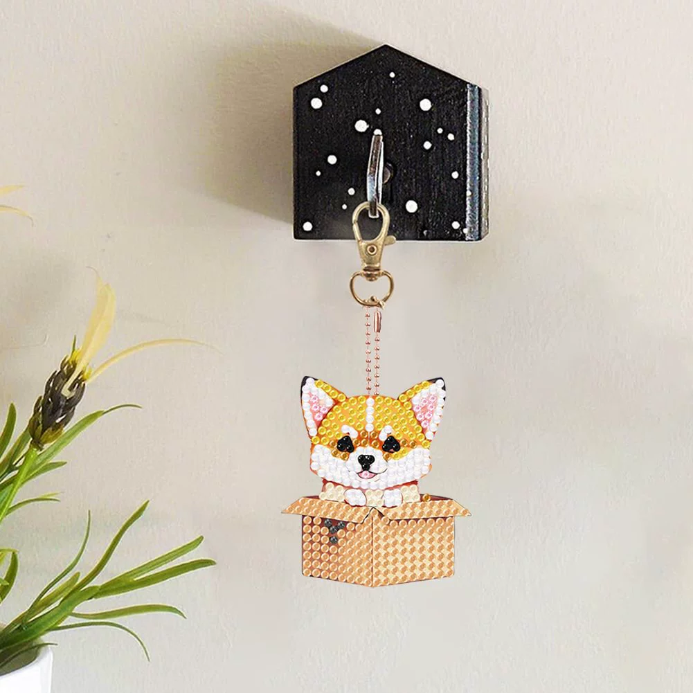 Diamond keychain, backpack, pendant, (Cross-border trading), Aliexpress, Amazon