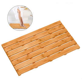 竹制家用地垫卫生间浴室淋浴房踏板 拼接防腐沐浴室板 BSCI认证