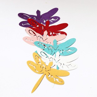 Cross-border Xi Yin laser seat card hollow cup card wedding table card paper lace holiday decorative paper card