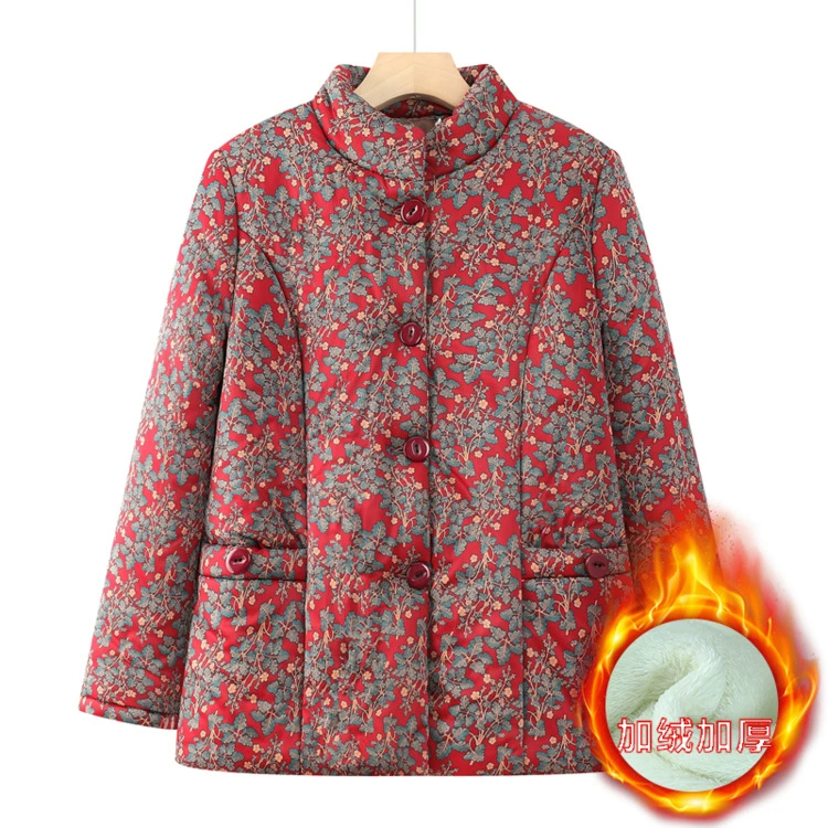 Зимнее хлопковое пальто для пожилых людей