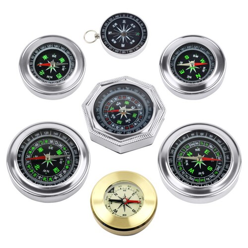 20mm mini compass north needle 12~45mm teaching compass oil-filled small compass plastic north needle