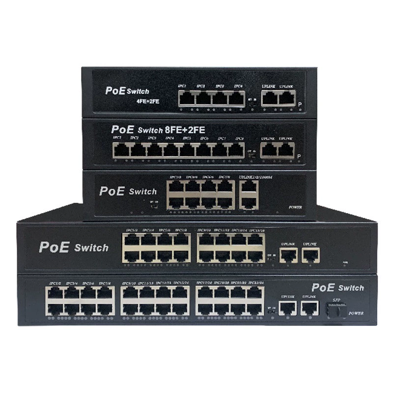 Стандартный PoE-коммутатор, интеллектуальная сеть, гигабитная передача данных, маршрутизатор 100M, оптом в наличии