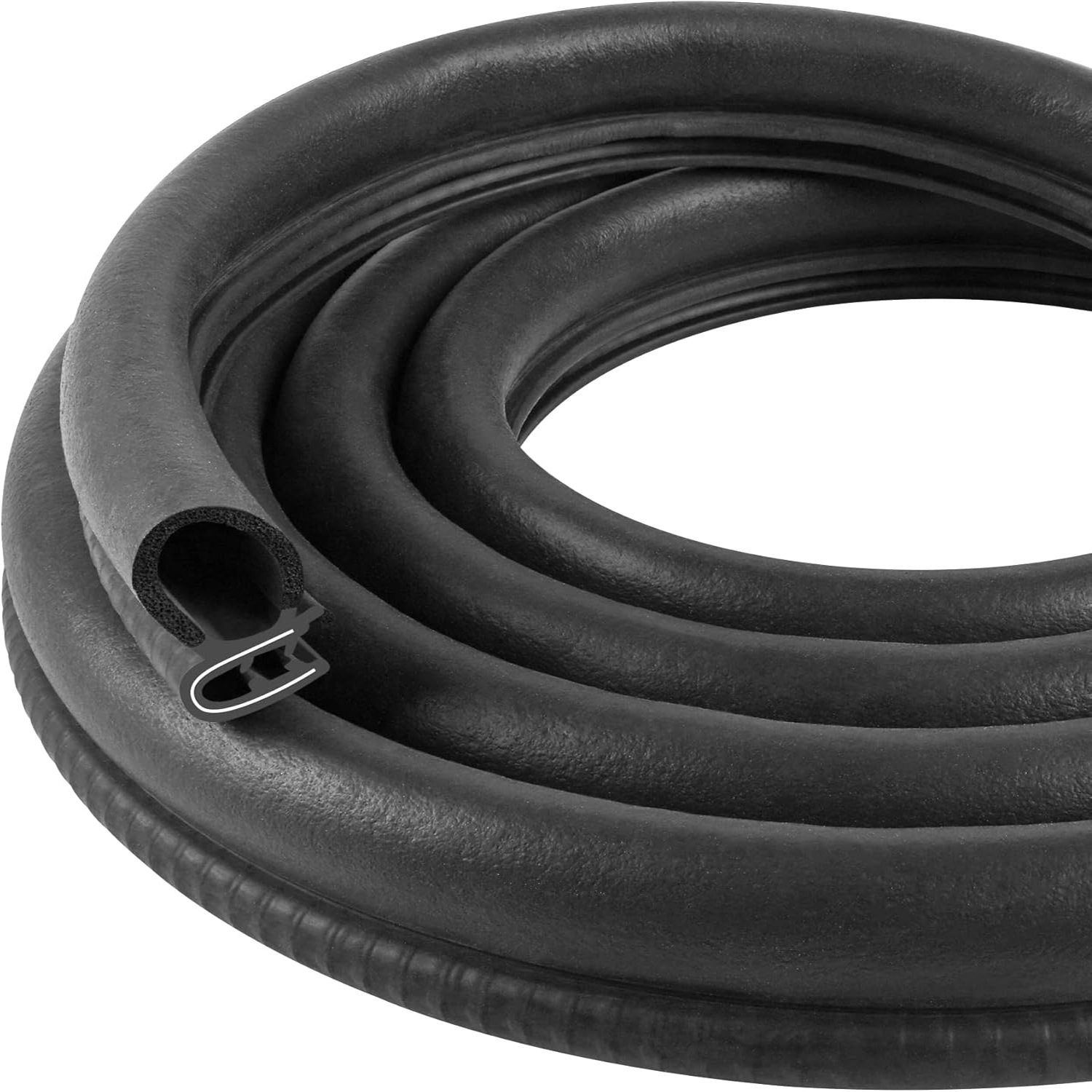U-shaped frame side bubble car sealing strip car door weather strip car door rubber edge decoration sealing strip
