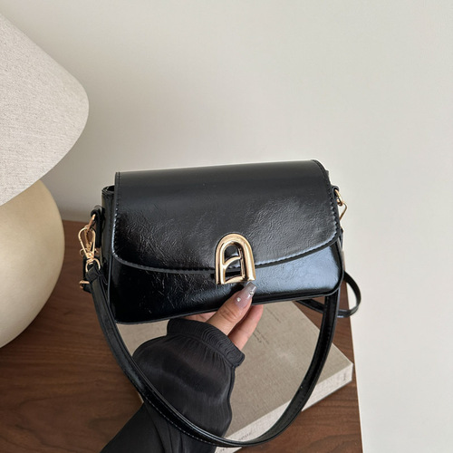 2025 New Summer Plain Color Simple Fashion Women's Handbag, Versatile Shoulder Bag or Crossbody Bag, Plain Color Women's Small Square Bag