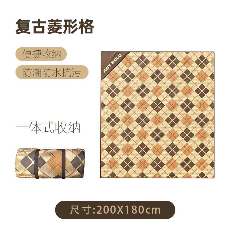 레트로 다이아몬드 격자 무늬