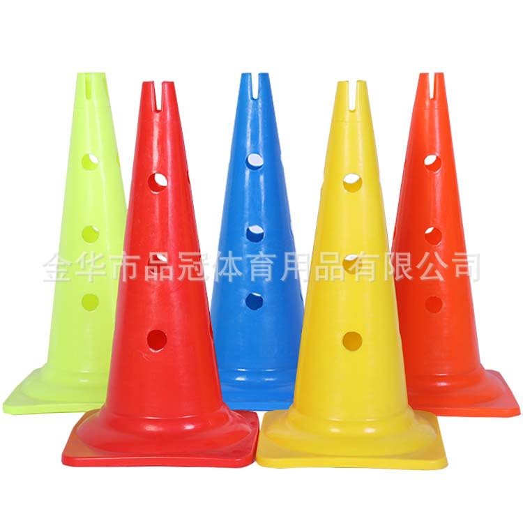 Logo cubo de entrenamiento de fútbol equipo obstáculo cubo de plástico tubo de helado engrosamiento 18/23/32/38/48cm cubo cónico