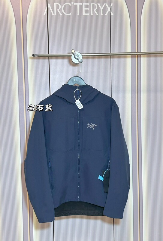 25S始祖茑CRONIN Cotton Overshirt弹力防风纯色保暖软壳连帽外套|undefined