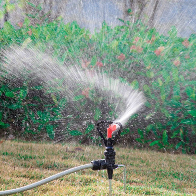 4-inch plastic red heart rain-shaped sprinkler for garden lawn irrigation and roof cooling, 360-degree automatic rotating butterfly sprinkler