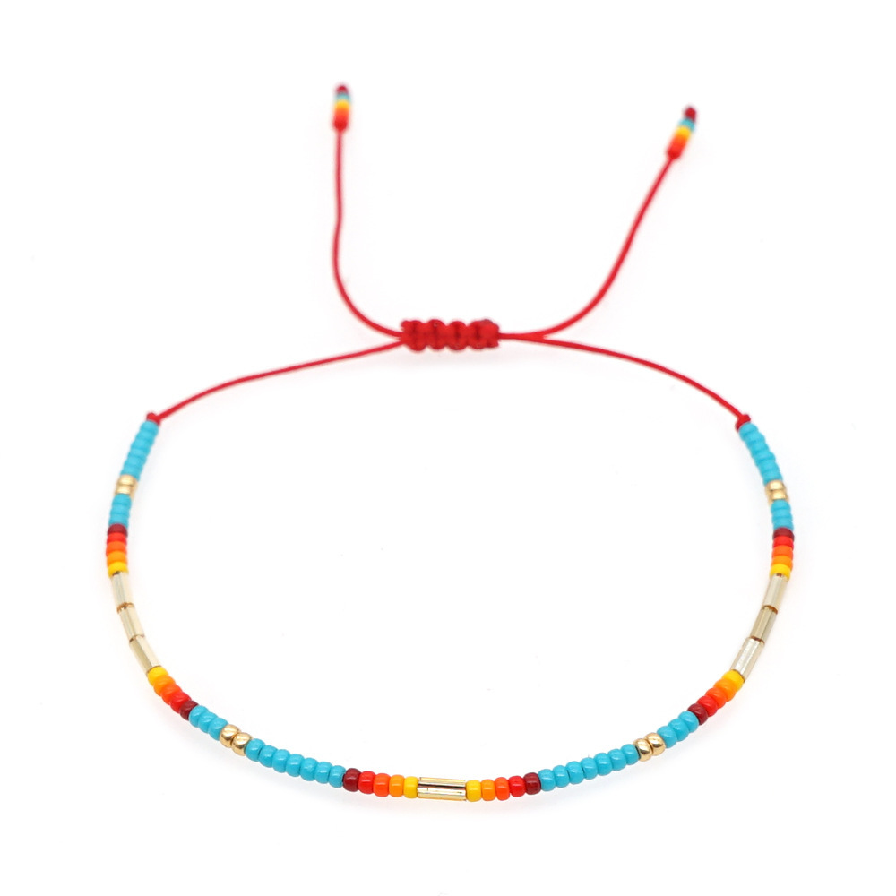 color Miyuki bead woven ethnic style bracelet wholesale jewelry Nihaojewelrypicture8