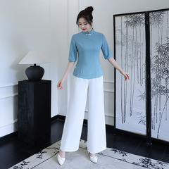 Autumn and winter new beauty salon temperament work clothes women's foot bath foot massage shop spa health club technician mid-sleeve suit