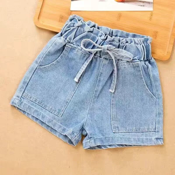 With bow, blue, elastic