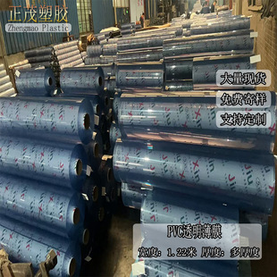 Factory Spot Direct Sales Pvc Transparent Film Multiple Thicknesses Waterproof and Yellow-Resistant Film Bags, Shoe Materials, Handbags and Other Fabrics