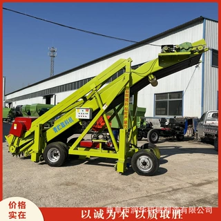 青贮取料机牧场草窖取草机液压升降3-7米取料机万向轮移动扒草机