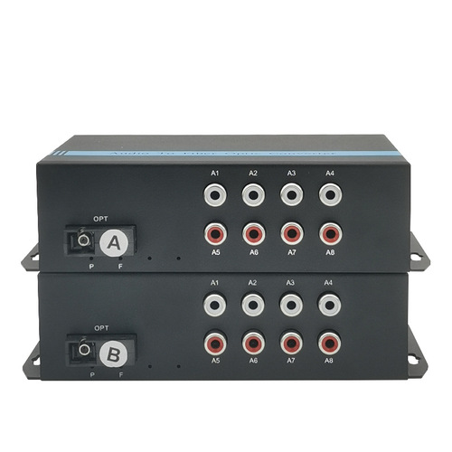 2-Channel, 4-Channel, 8-Channel Single-Direction Audio Optical Terminal, Dual-Direction Audio Voice Broadcast-Grade Audio Phono Connector Transceiver