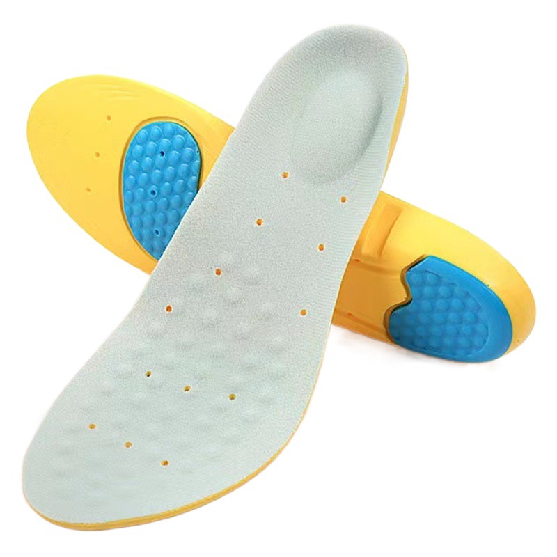 Deodorizing, Sweat-Absorbing, Breathable, Shock-Absorbing Running Soft Basketball Thickened Military Training Sports Insole