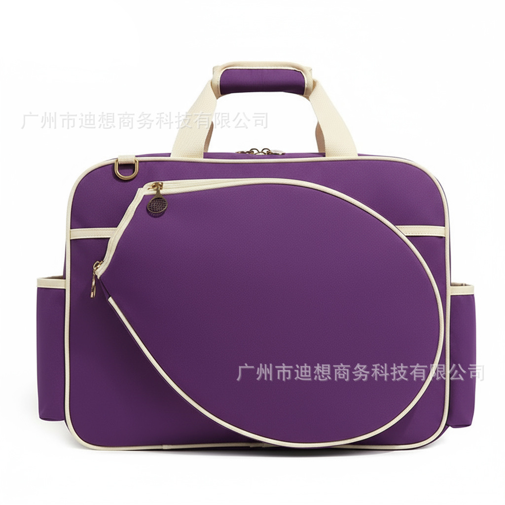 Bolsa de tenis de hombro doble bolsa de gran capacidad un hombro almacena bolsa de pelota de alta cara para mujeres bolsa de bádminton image 10