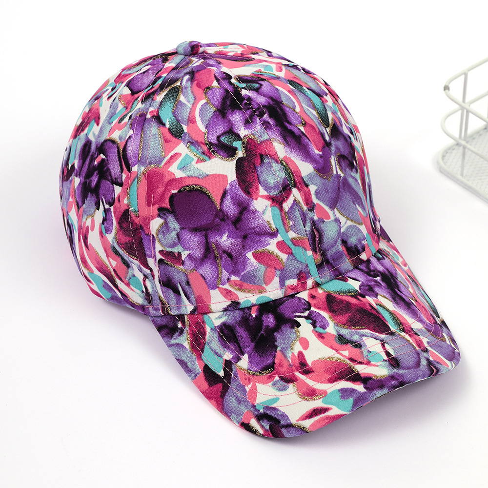 Nueva gorra de béisbol impresa primavera y verano al aire libre protección solar sol sombrero casual moda casquillo enarbolado