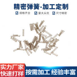 厂家直供不锈钢精密微小弹簧手表仪器首饰龙虾扣压缩弹簧医疗弹簧