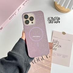 17airはApple 16Promax星空グリッター携帯電話ケースiPhone15細磁吸14高級13フルに適しています