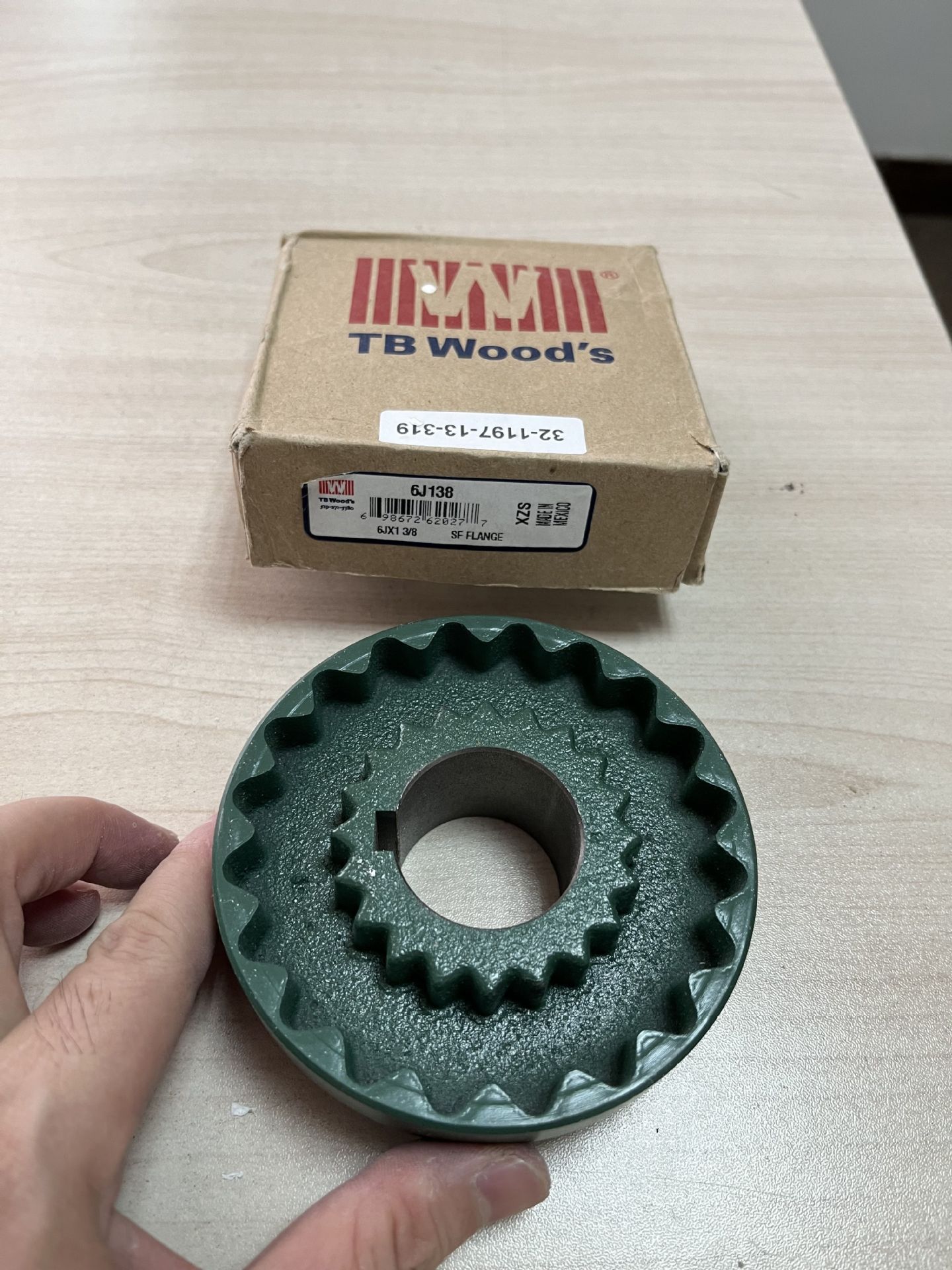 TB WOODS联轴器6JX1 3/8 6J138 SF FLANGE RPM 6000现货
