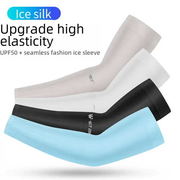 WEST BIKING Ice Silk sunscreen cycling sleeve summer driving outdoor men's and women's arm sheath cycling equipment