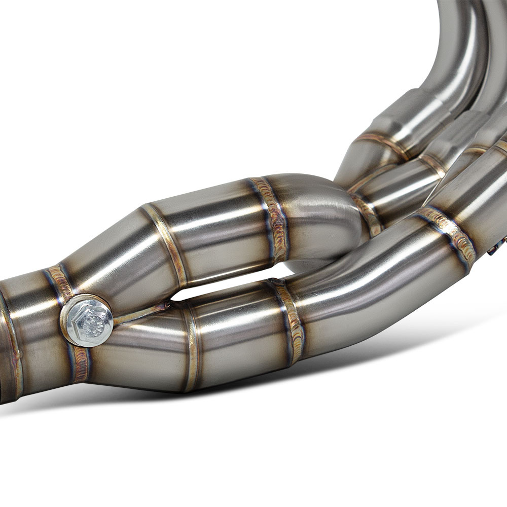 Suitable for Motorcycle Exhaust Pipe Modification Gsxr600/750 Stainless Steel Front Section to Connect to the Original Tail Section
