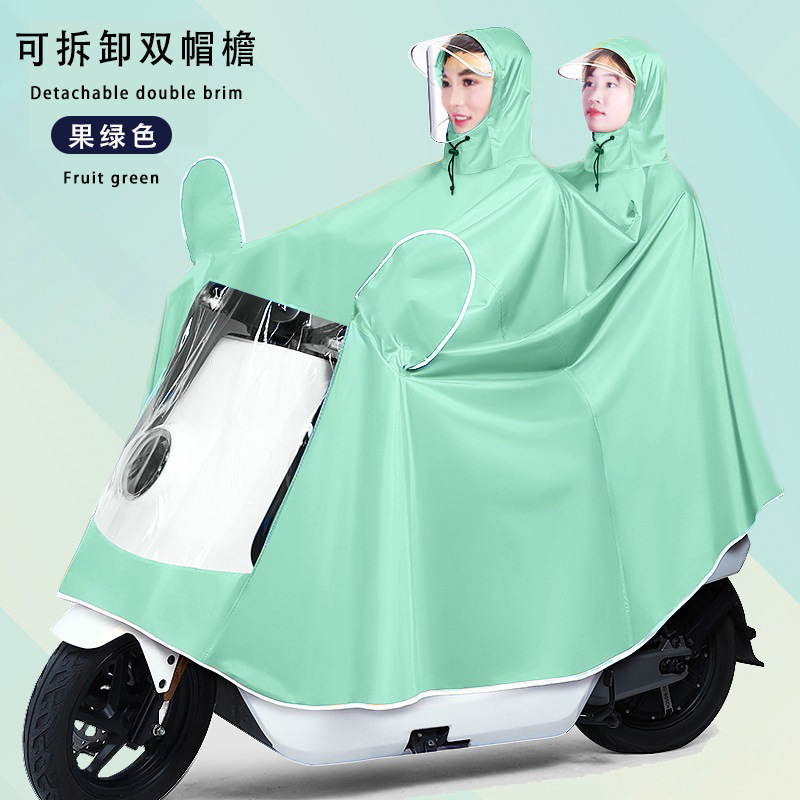 Raincoat eléctrico largo todo el cuerpo a prueba de tormentas motocicleta batería coche una sola persona para aumentar el grosor raincoat al por mayor