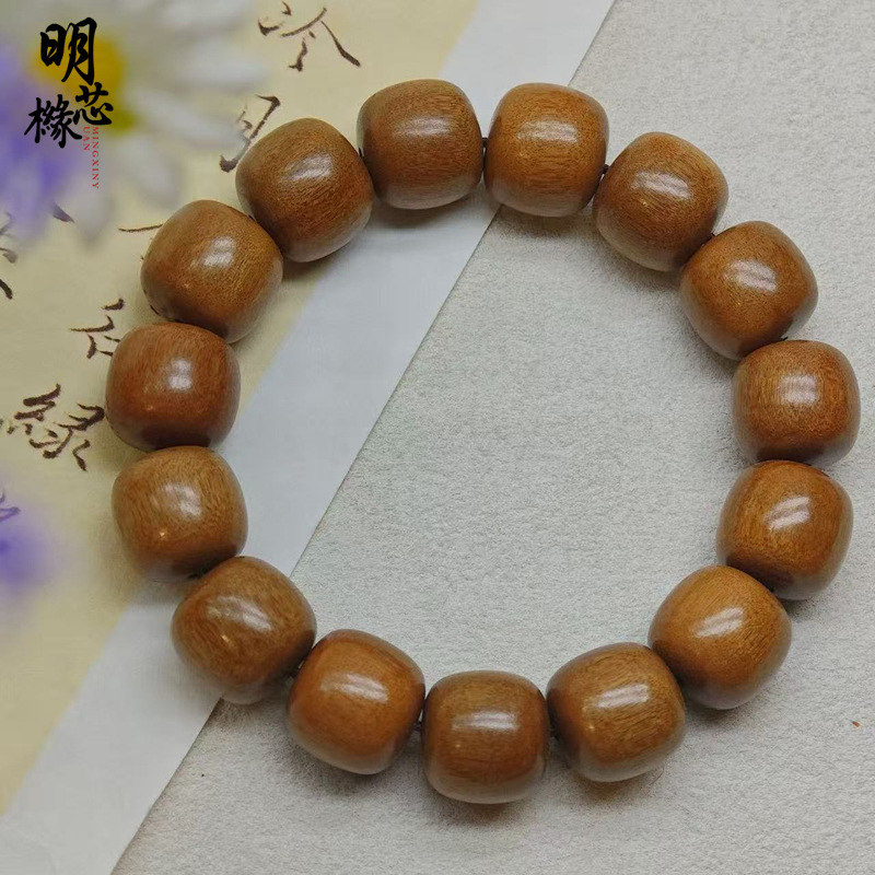 (Wholesale), organic bracelet walnut for men and women, wooden rosary with round beads, 108 beads, women's style