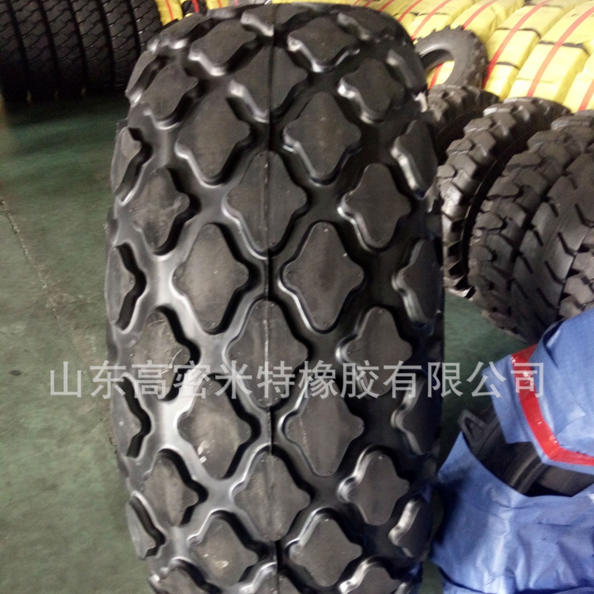 23.1-26斜交宝石花纹轮胎 E7压路机轮胎 带内胎垫带厂家直销现货