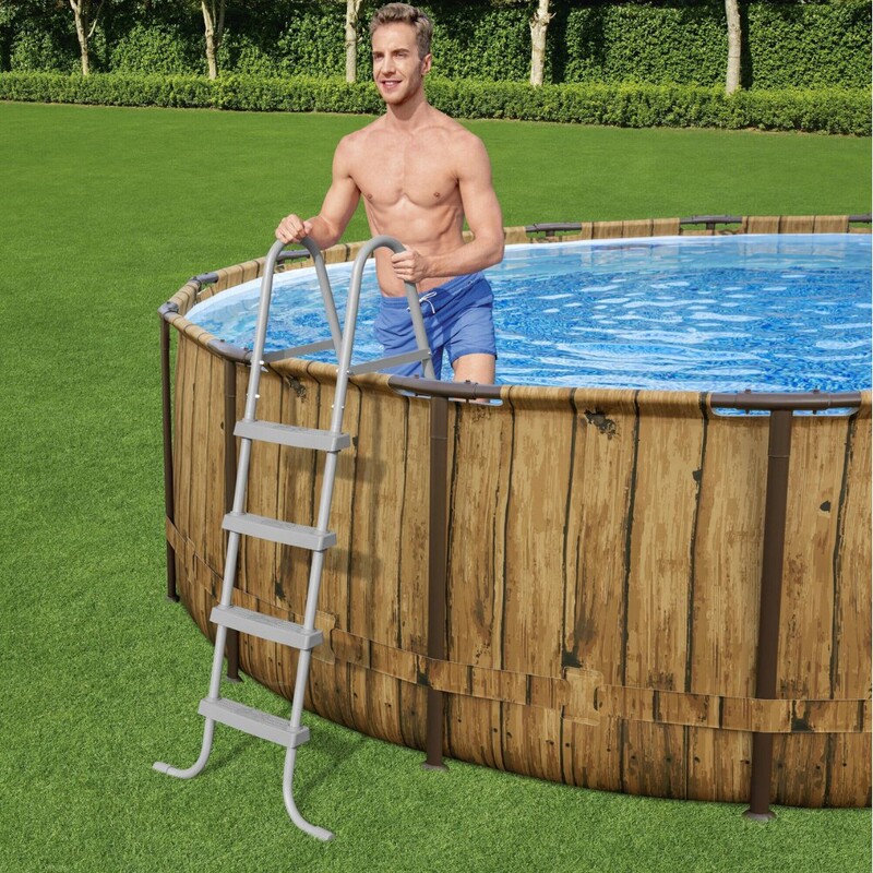 Bestway58430 Pool Escalator 84m Pool Ladder Double-sided Escalator Pool Ladder