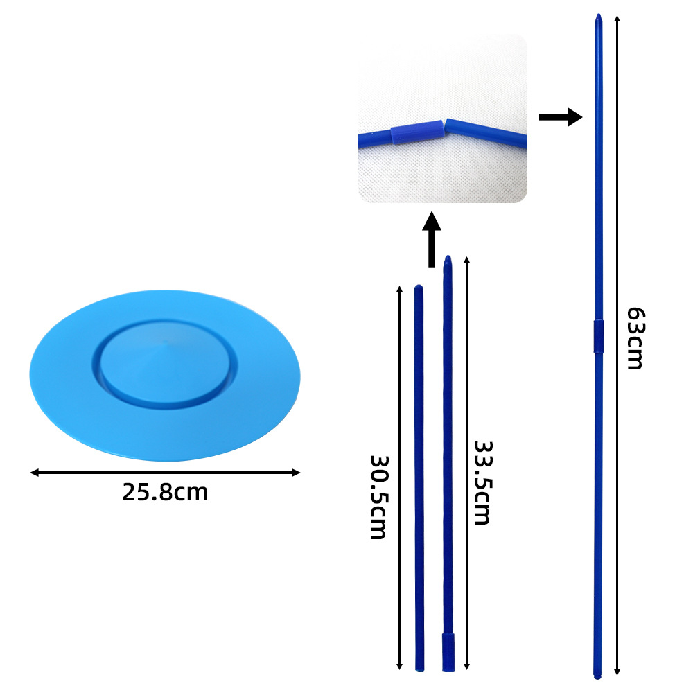 Espectáculo de vodevil de carrusel para niños transfronterizos Juguete para niños, espectáculo de payaso, accesorios acrobáticos, disco giratorio, 6 juegos