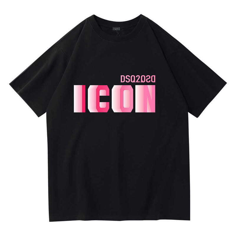 クロスボーダーTシャツ、トレンド高級メンズニットセーター、ポロシャツ、レタープリント、ラウンドネック、半袖|undefined