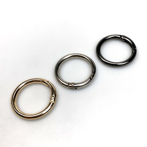 Foshan Supply 1-inch Spring Ring 4.0 Line Inner Width 25MM Open Mouth Bag Hook Material DIY Accessory