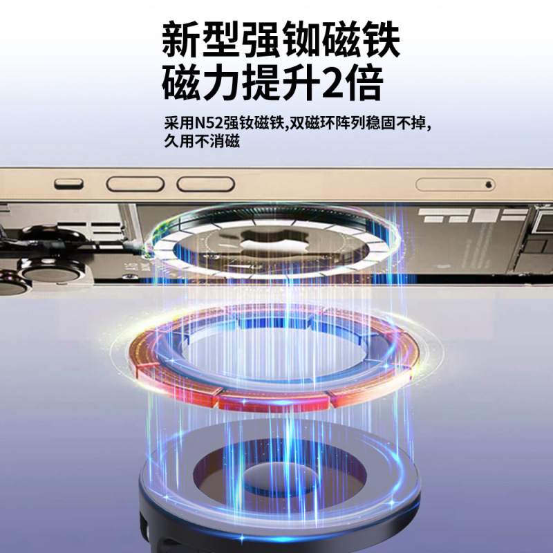 双面磁吸汽车新款车载手机支架吸盘 中控屏车载手机支架磁吸式|undefined