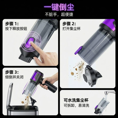 Tozsoranlar, with Lcd Display, Convenient Handheld Vacuum