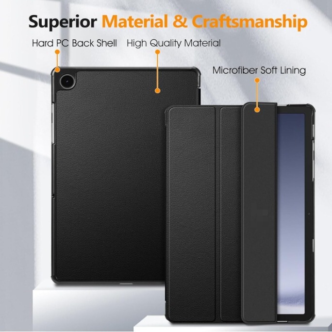 For Samsung Galaxy Tab A9 Case 2023 Tri-Fold Castor A9 Plus Tablet Electric Case