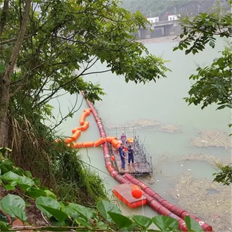 为水电站设计拦污漂方案 提供大坝拦污排浮筒 60cm*长度1米