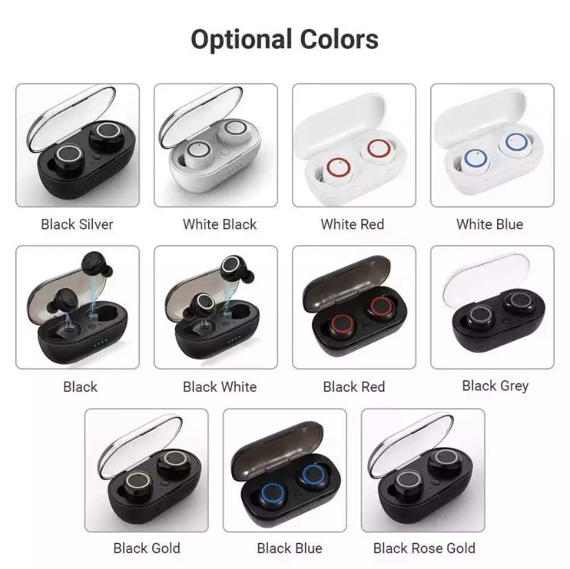Гарнитура Bluetooth Y50 TWS2 беспроводная гарнитура 5.0 с сенсорным экраном, популярная внешняя торговля, Bluetooth-гарнитура