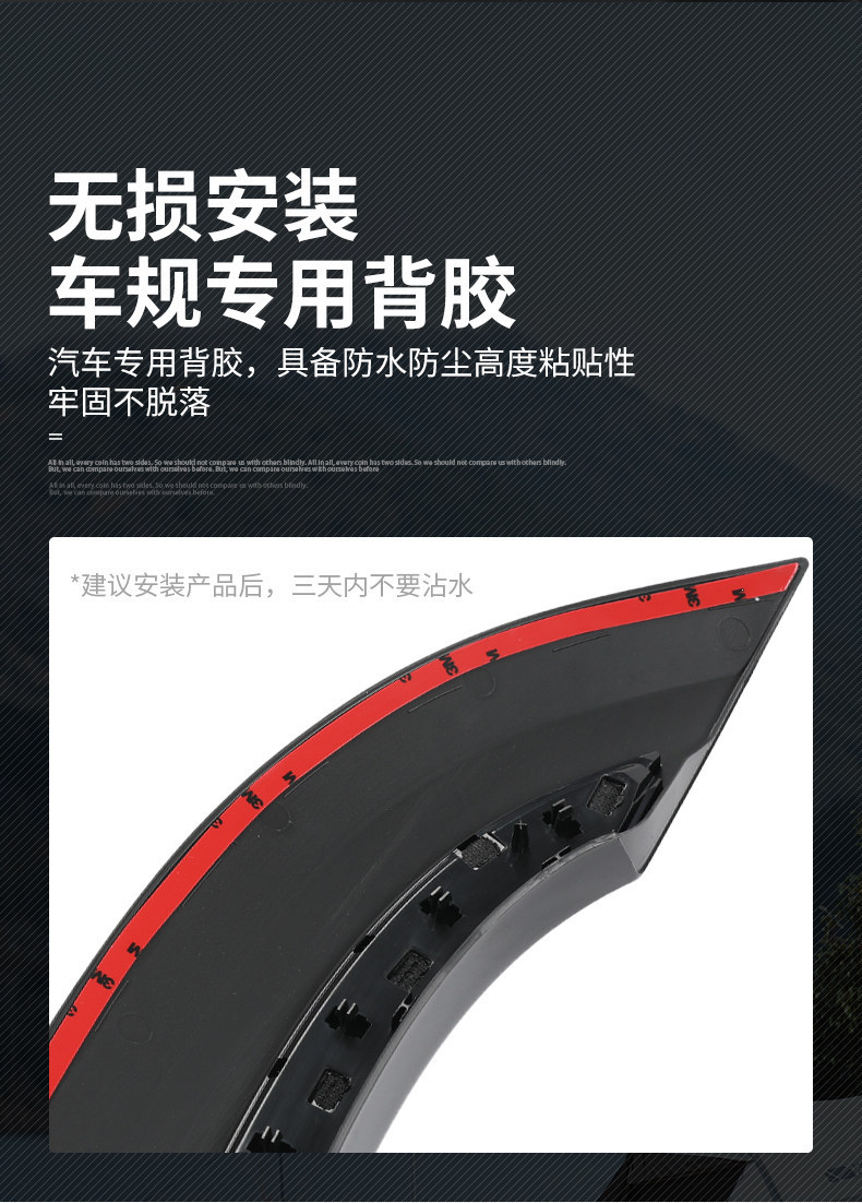 Suitable for Land Rover New Defender Wheel Arch Black Warrior Wideband Lighted Wheel Arch Protection Shell Tire Rim Anti-Scratch