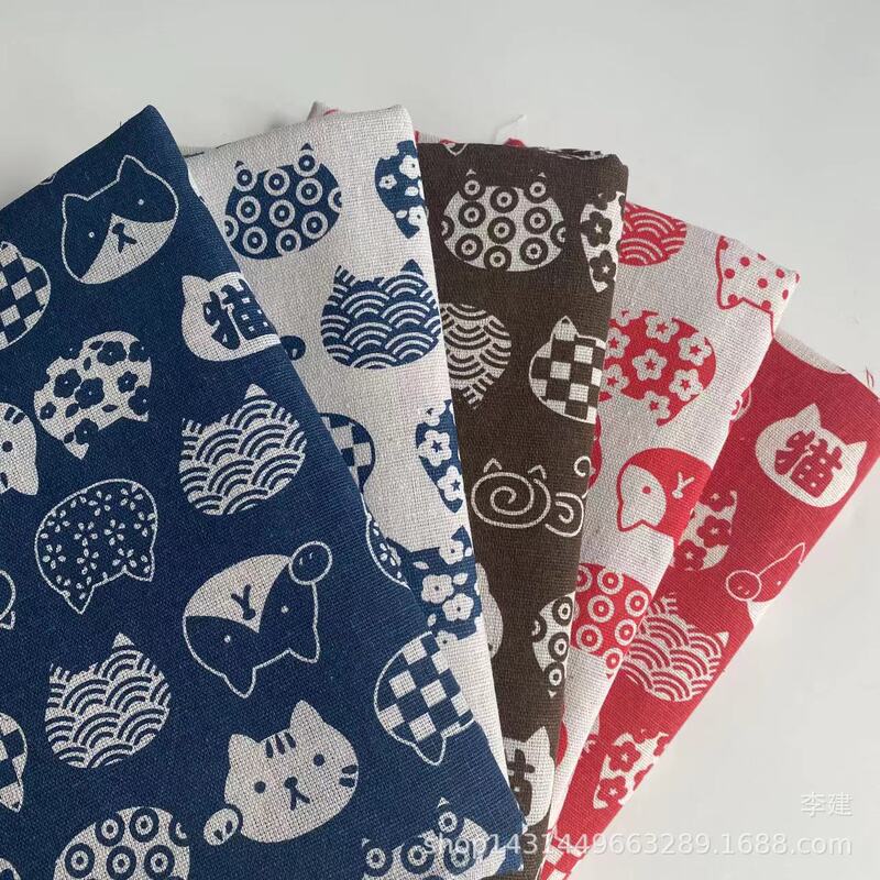 Linen Fabric, Linen Printing, Cotton and Linen, Cat Nest, Doghouse, Tablecloth, Cushion, Drawstring Flap Pocket Pants, Pet Supplies Linen Fabric, Linen Printing, Cotton and Linen, Cat Nest, Doghouse, Tablecloth, Cushion, Drawstring Flap Pocket Pants, Pet Supplies